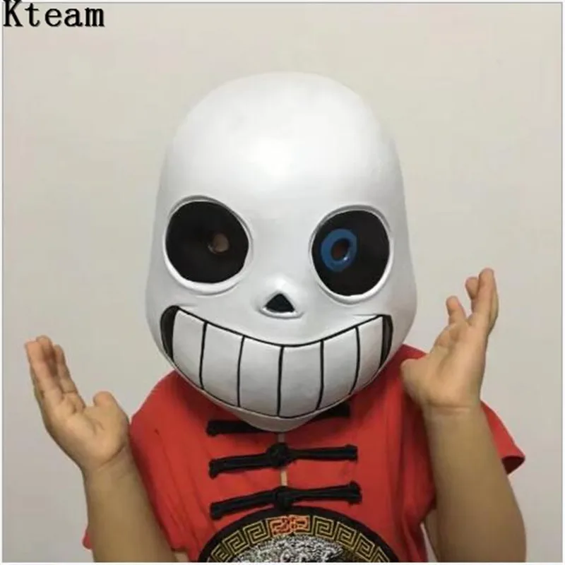 Хит! Костюм на Хэллоуин 1:1 маска для косплея по мотивам фильма шлем Санс Undertale