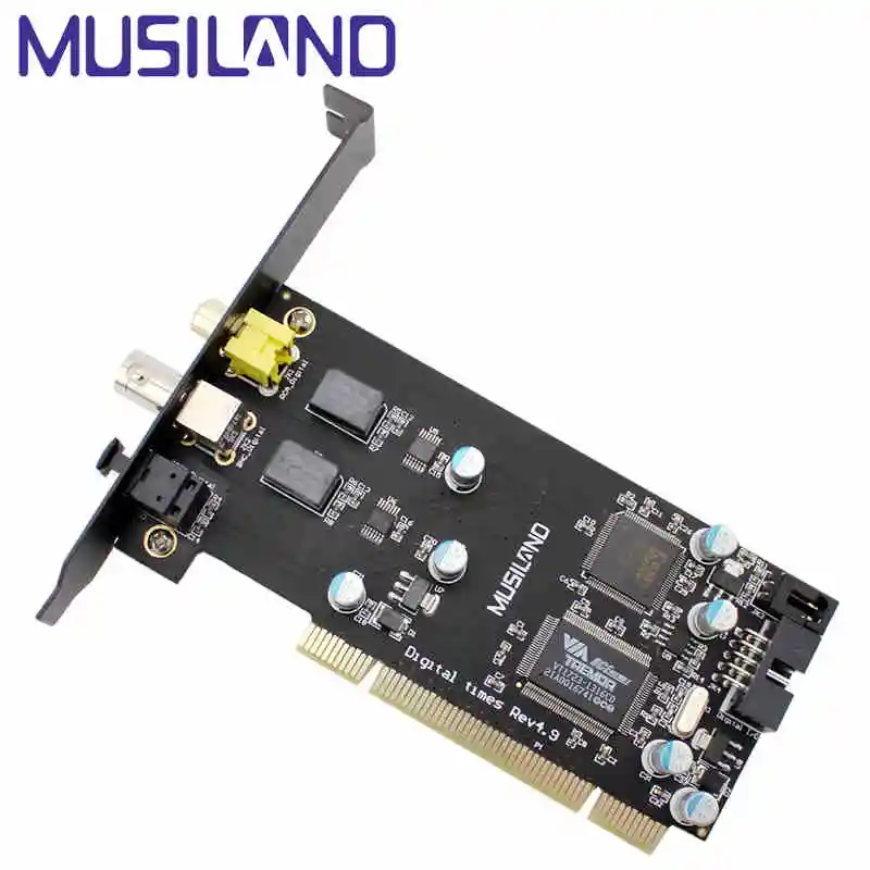 Фото Оригинальный MUSILAND digital times мультимедиа ASIO WDM PCI аудио интерфейс чистый цифровой