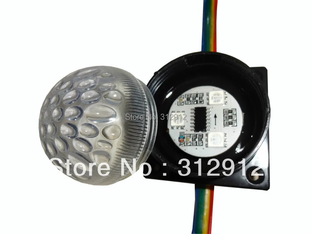 20 шт. DC12 WS2801 пиксельный модуль с прозрачной крышкой 3 5050 светодиод внутри 0 72 Вт