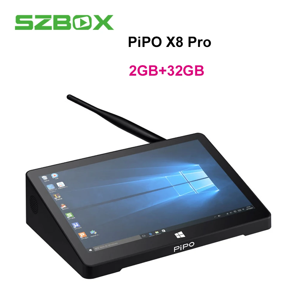 PIPO X8 Pro Mini PC 2 ГБ 32 7 дюймов 1280*800 Вт 10 Android 5 1 Dual OS intelZ8350 92 ГГц CPU HD TV BOX Pro|ТВ-приставки и