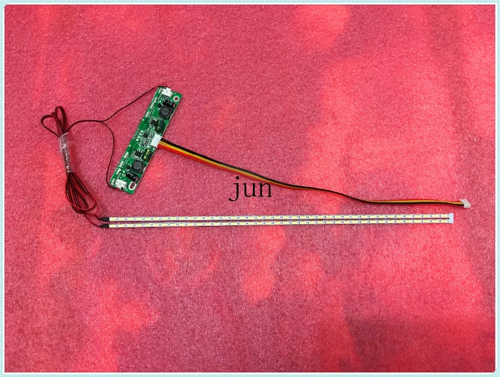 

610mm LED Backlight Lamps strip Update Kit Aluminum plate w/ 26''-65'' inverter For 54.6 inch LCD Monitor TV Panel High light