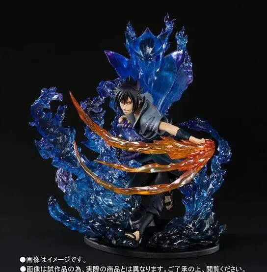 23 см аниме Наруто ПВХ фигурка Zero Uchiha Itachi Fire Sasuke Susanoo Relation коллекция модельных