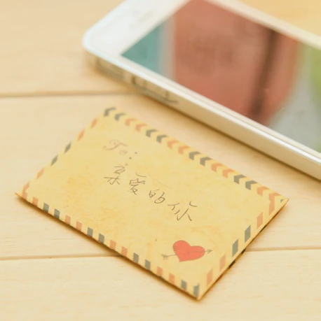 Конверты из крафтовой бумаги в стиле ретро 45 шт./упак. | Канцтовары для офиса и