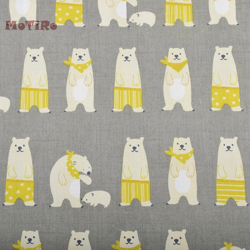 MoTiRo набивная саржевая хлопковая ткань для счетчика с рисунком маленького