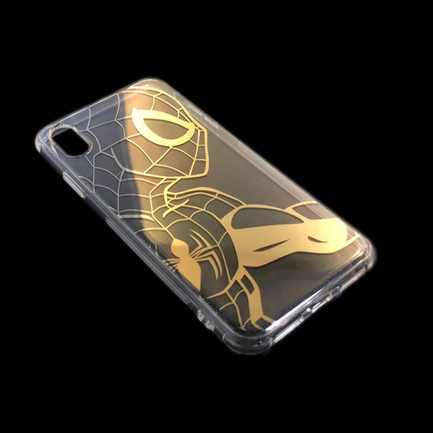 Чехол для iPhone 7 XR XS 8 Plus Ультратонкий Мягкий силиконовый чехол из ТПУ Marvel Капитан