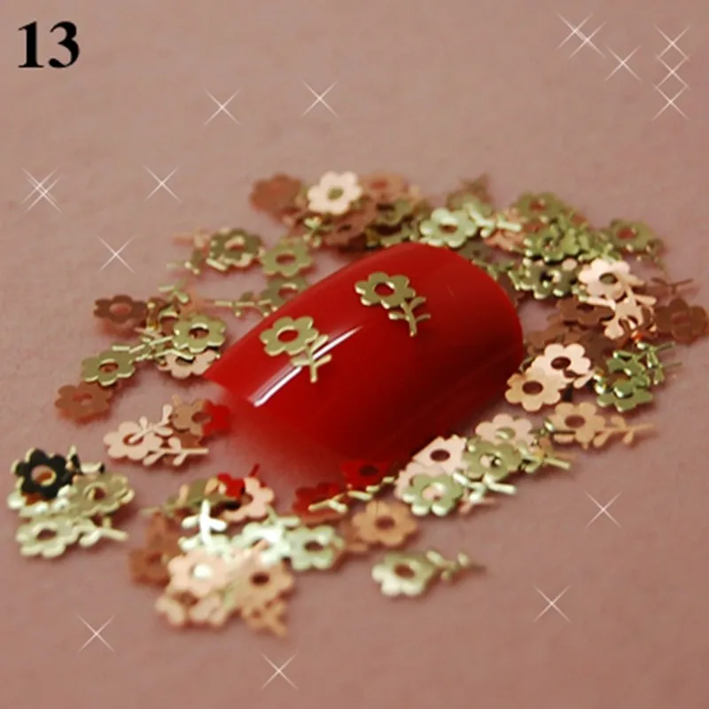 Более чем 700 шт./упак. один Стиль в наличии золотой лак для ногтей металлический