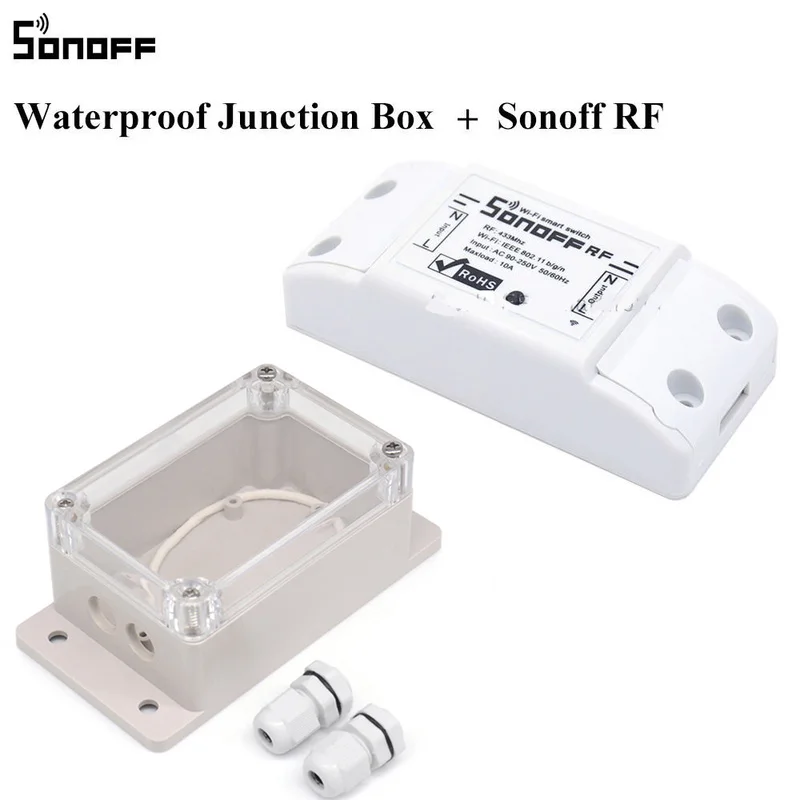 Водонепроницаемый чехол Sonoff IP66 для умного дома автоматизация водонепроницаемый
