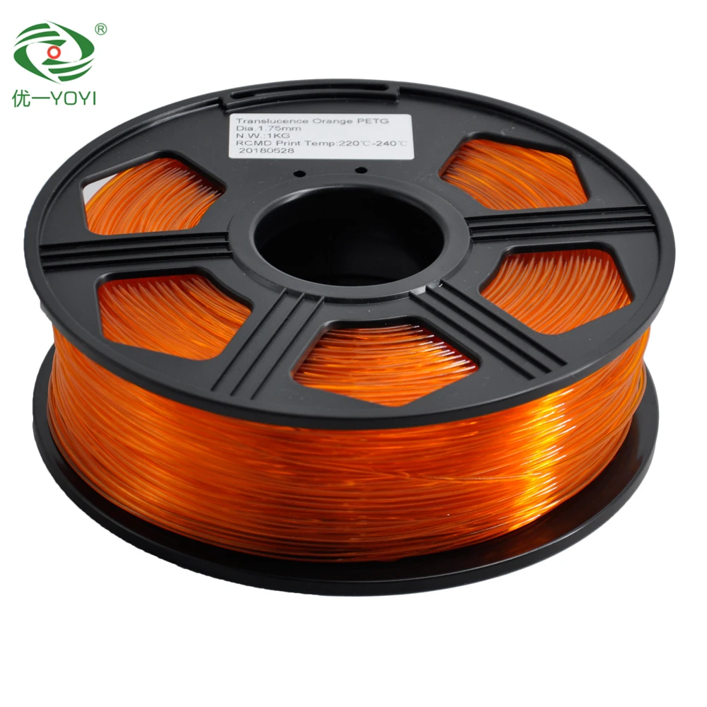 YOYI оранжевый цвет 1 75 мм Высокое качество 3D Принтер Нити PETG сварочные стержни |