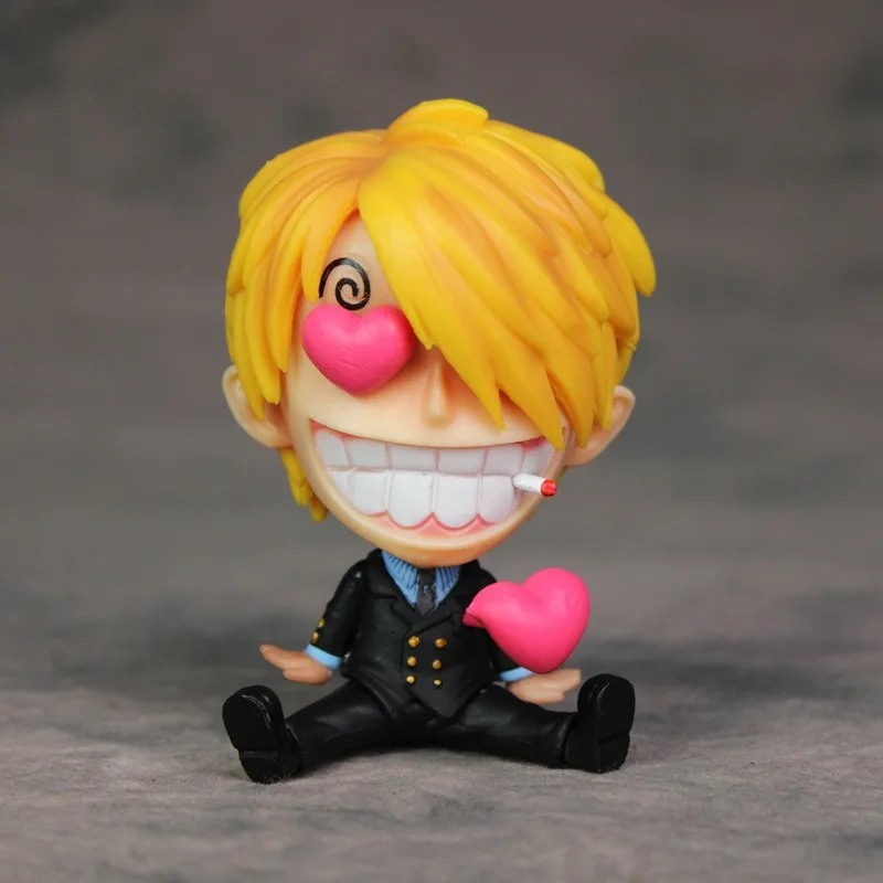 Hot Anime Figure Doll One Piece Sanji Action Figura Collection Figurine Model Toys Gift 9cm | Игрушки и хобби