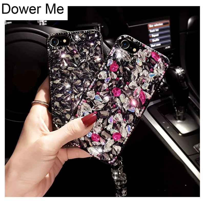 Dower MeFashion DIY полноцветный блестящий чехол с маленькими кристаллами и бриллиантами
