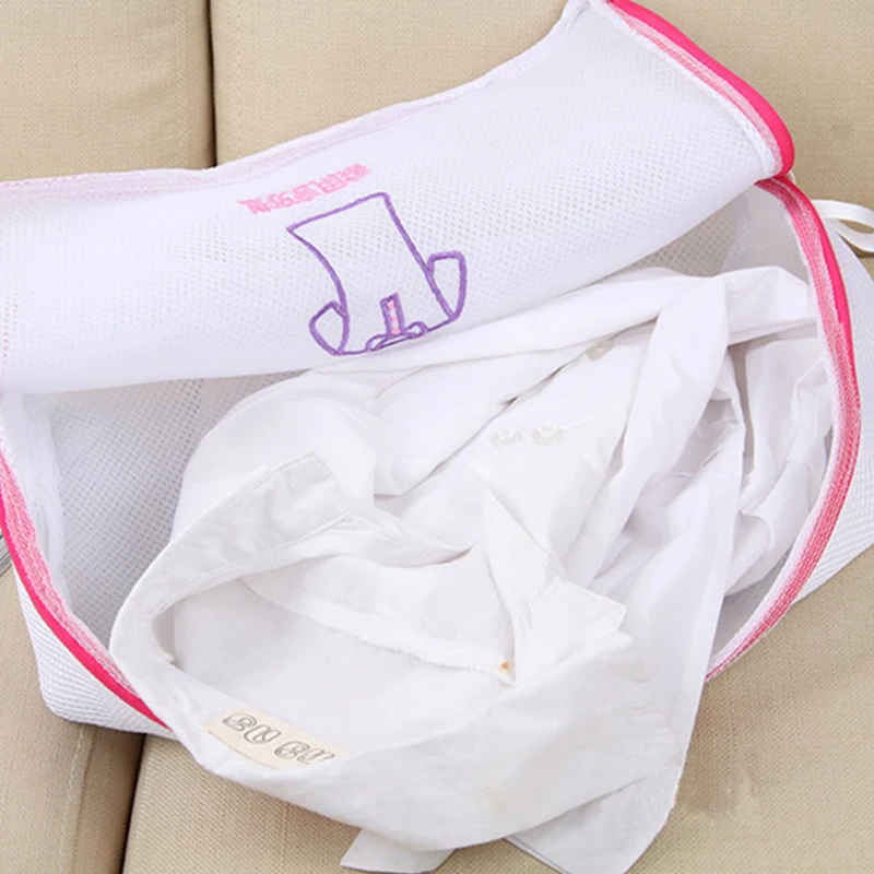 Продавец из Великобритании * Премиум Drawstring сетка для стирки мешок мыть сетки
