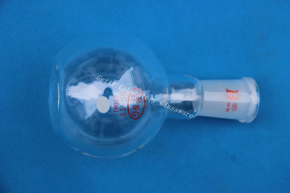 Flat bottom flask single neck 250ml 24/40 joint heavy wall | Канцтовары для офиса и дома