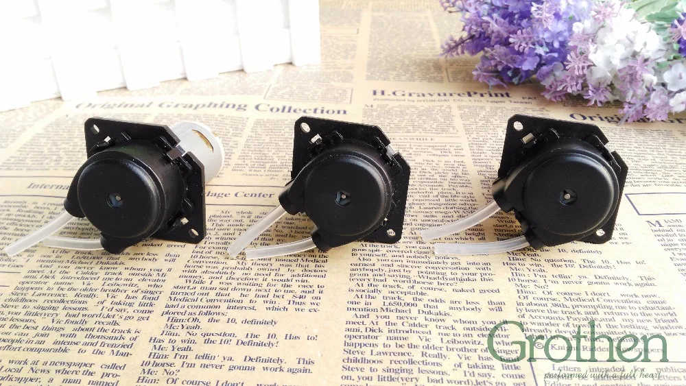 Дозирующий насос 12 В/24 В постоянного тока перистальтический для аквариума