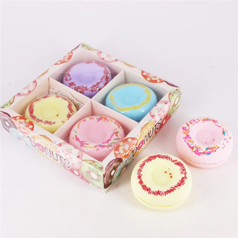 4 искусственных Бомбочки для купания взрывобезопасный спа увлажняет пузырьковую