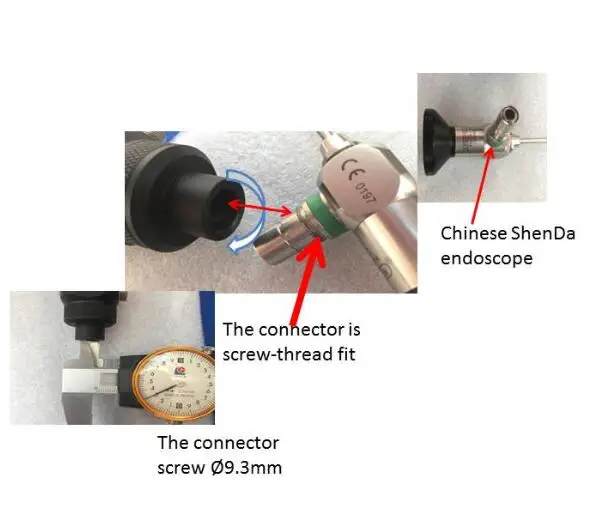 Высокий CRI phlatlight светодиодный эндоскоп светильник гибкий эндоскоп ENT лампа медицинский светильник в эндоскоп светильник/FY103 WOLF