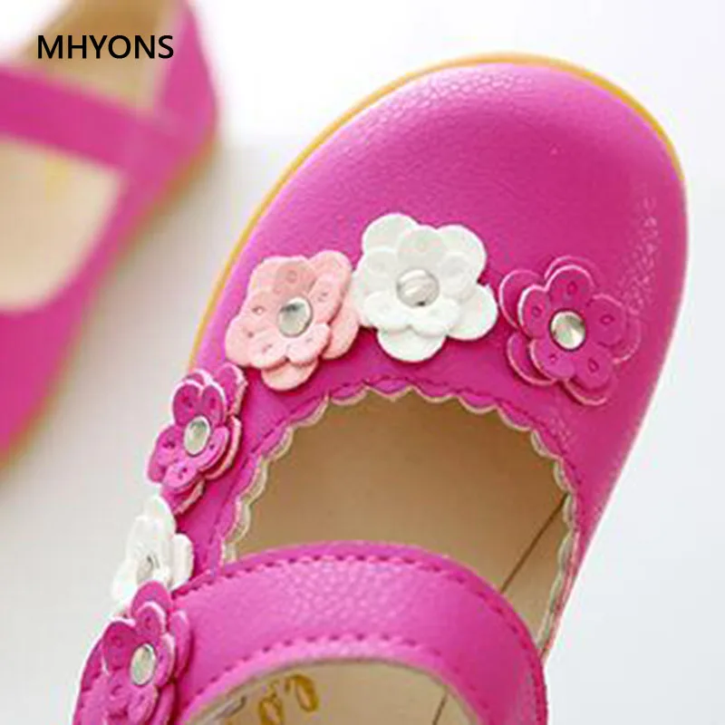 Брендовая Высококачественная детская обувь MHYONS из натуральной кожи с