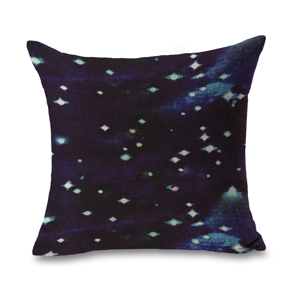 Абстрактные акварельные точечные пледы Galaxy подушки льняной диван подушка для