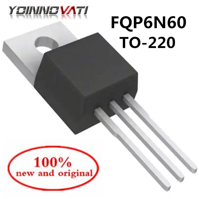 10 шт. FQP6N60C 6N60C TO-220 MOS FET 600 в 6A 100% новый и оригинальный | Обустройство дома