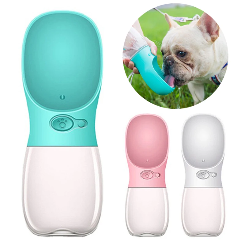 DOGBABY 350 мл/500 мл портативная бутылка для воды для собак, для путешествий, для щенков, кошек, миска для питья, для улицы, для домашних животных, для выдавливания воды, дозатор