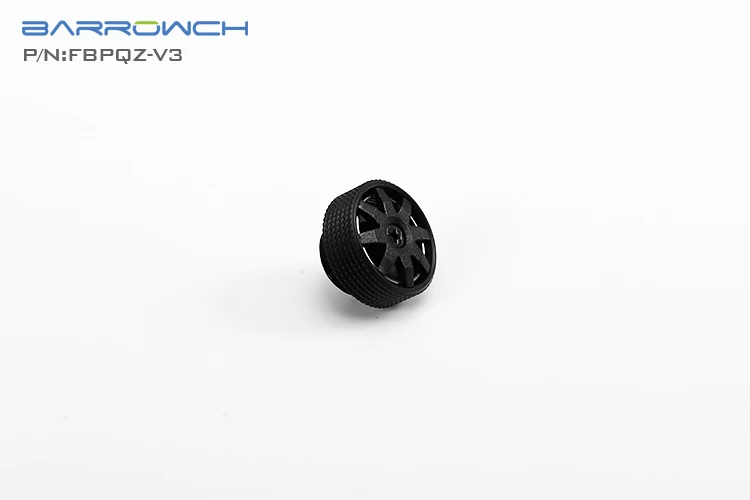 black Курган выпуска воздушной заглушки G1/4 ''уплотнительный замок латунь ручной выпускной клапан воздуха эвакуации клапан для компьютера системы водяного охлаждения - Цвет лезвия: black