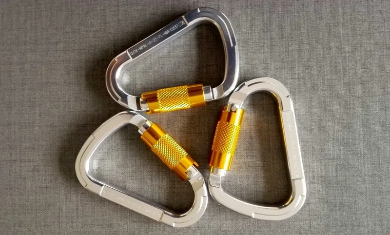 Алюминиевый карабин для воздушной йоги гамак 25KN d тип фурнитура экспресс