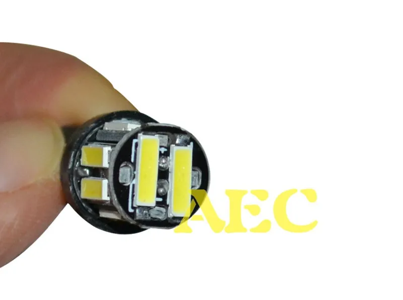 10 шт. Автомобильный светодиодный T10 SMD 7020 светодиодов 7014 клиновой замена лампы