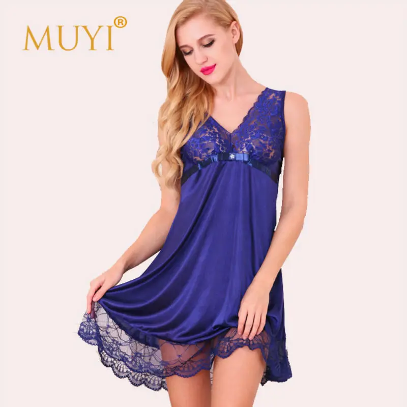 Кружевные ночные рубашки ночная одежда для женщин платье сексуальная сорочка