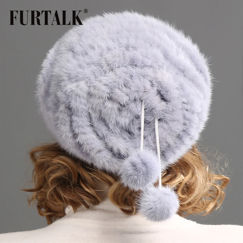 Меховая шапка для женщин меховая теплые зимние шапки женщин|mink fur hats|mink hat womenfur |