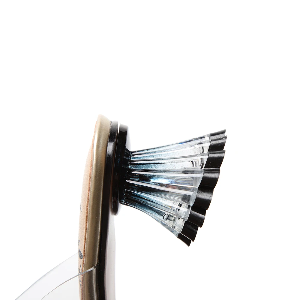 

2020 summer high heels slippers woman genuine leather pointed toe fashion slippers elegant woman shoes concise slides size 34-43