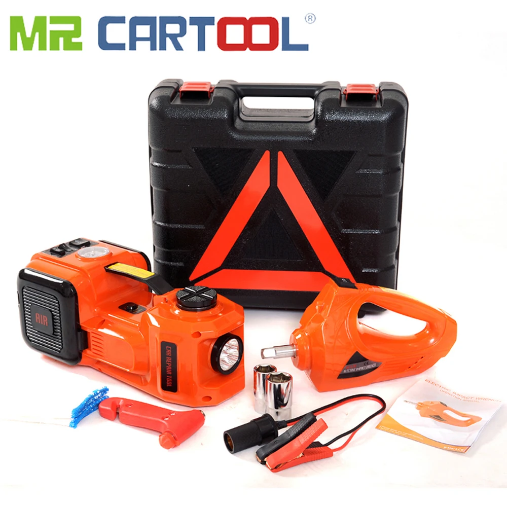 Mr Cartool автомобильные домкраты 3 в 1 Электрический гидравлический 5T напольное