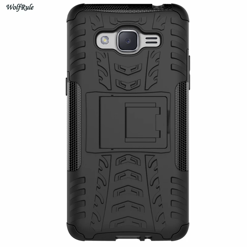 For Cover Samsung Galaxy J2 Prime Case TPU &amp PC Stand Armor Phone Funda |