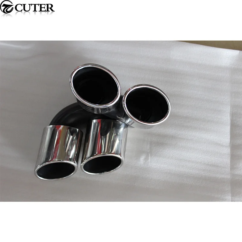 Q5 RSQ5 Rear bumper diffuser lip exhaust pipes For Audi Q5 RSQ5 13-16