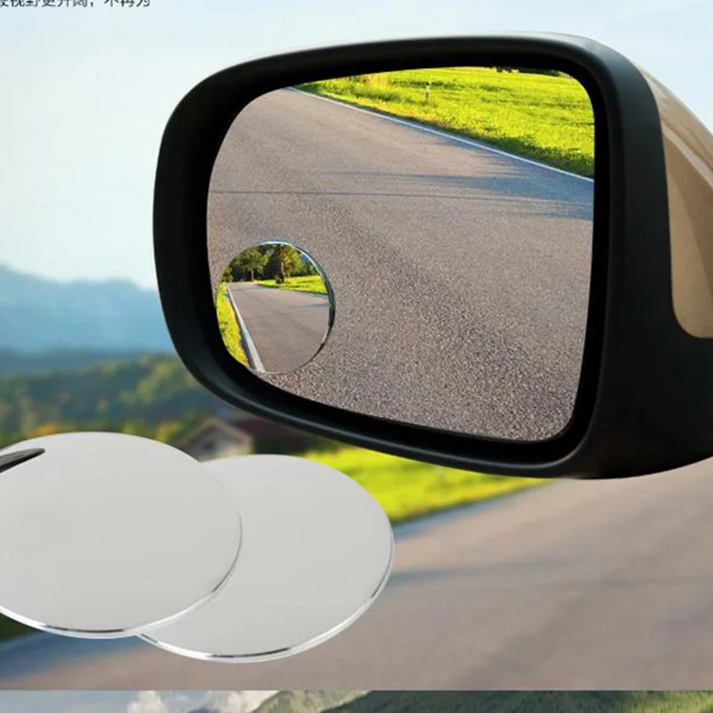 HD универсальное автомобильное зеркало бескаркасное слепое 360 градусов вращение