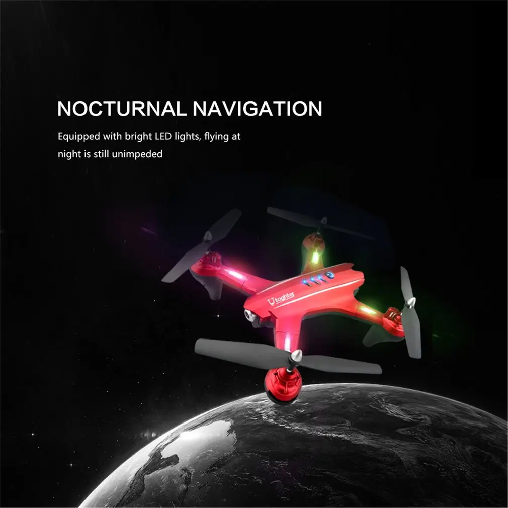 Utoghter U9 смарт монопод для селфи с видом от первого лица Складная RC Квадрокоптер 0.3MP