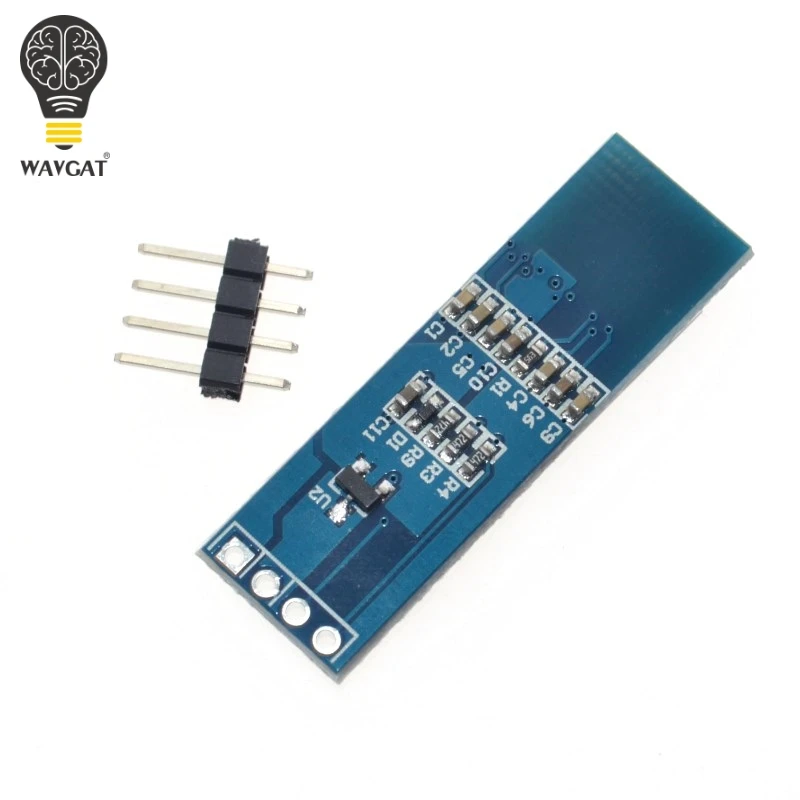 Светодиодный модуль WAVGAT 0 91 дюйма Белый светодиодный 91X32 O с ЖК дисплеем