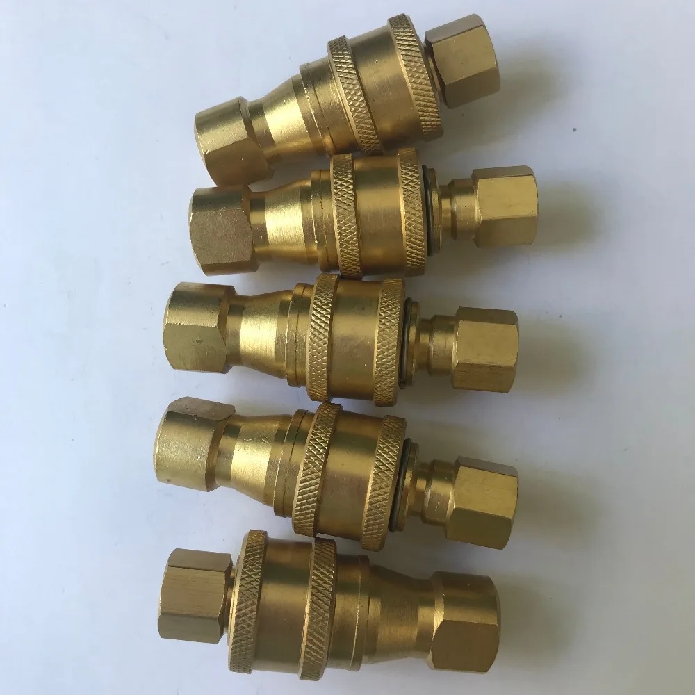 30 комплектов (60 шт = мужских + женских) 1/4 &quotISO 7421 Bseries гидравлические