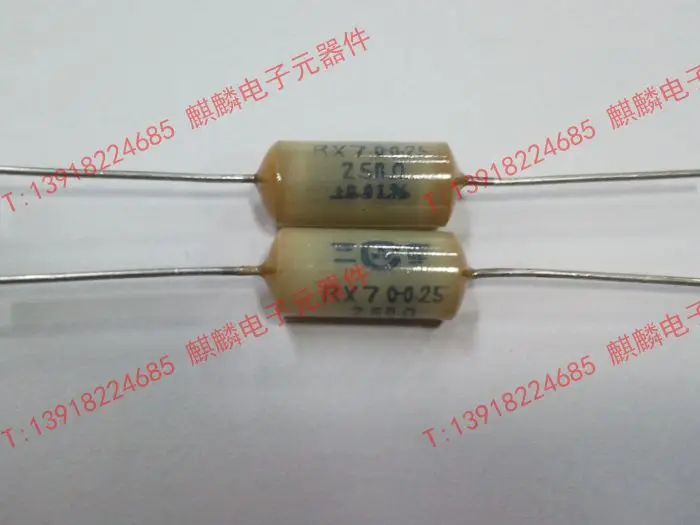 Оригинальный новый 100% точность проволочный резисторы 1 / 4 Вт RX70 0.25W 0.1% ом 50R 5 50|resistor