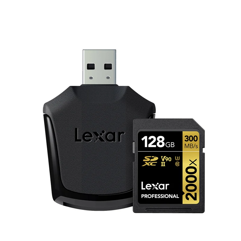 SD2000X-128G Карта памяти Lexar 2000X 32 64 128 Гб класс 10 U3 V90 4K SD карта 32 Гб 128 Гб 64 Гб 300 МБ флеш-карта SD память для камеры SDXC SDHC - Емкость: SD2000X-128G
