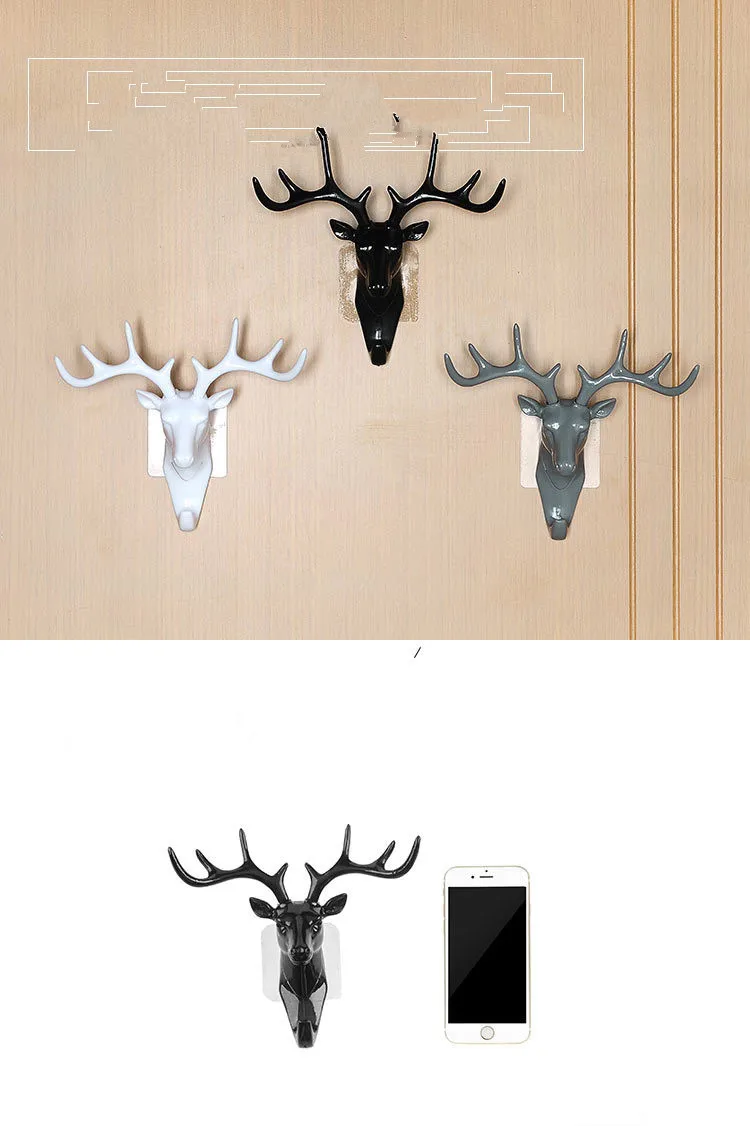 1 шт. новый настенный Декор крючки рога американский стиль домашний декор