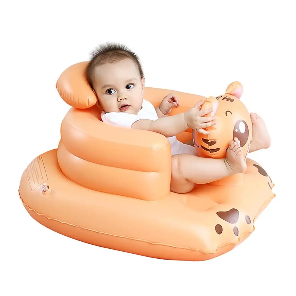 

Cartoon Multifunctional Baby Seat Inflatable Chair Sofa Bath Seats Dining Pushchair Infant Portable Bath Stool For Babies
