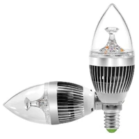 hr 4 x e14 ampoule lampe spot 3 leds blanc chaud 3600k 6000k 6w free shipping candle bulb