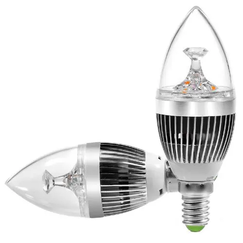 HR 4 X E14 Ampoule Lampe Spot 3 светодиода Blanc Chaud 3600 K 6000 6W Бесплатная доставка Свеча лампа|candle