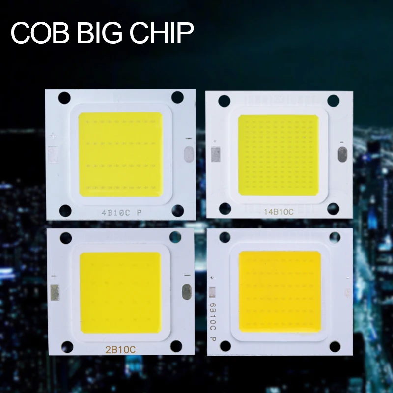 2018 Новое поступление COB IC Светодиодная лампа встроенный SMD Bead High Lumen Real 10W 20W 30W 50W 70W
