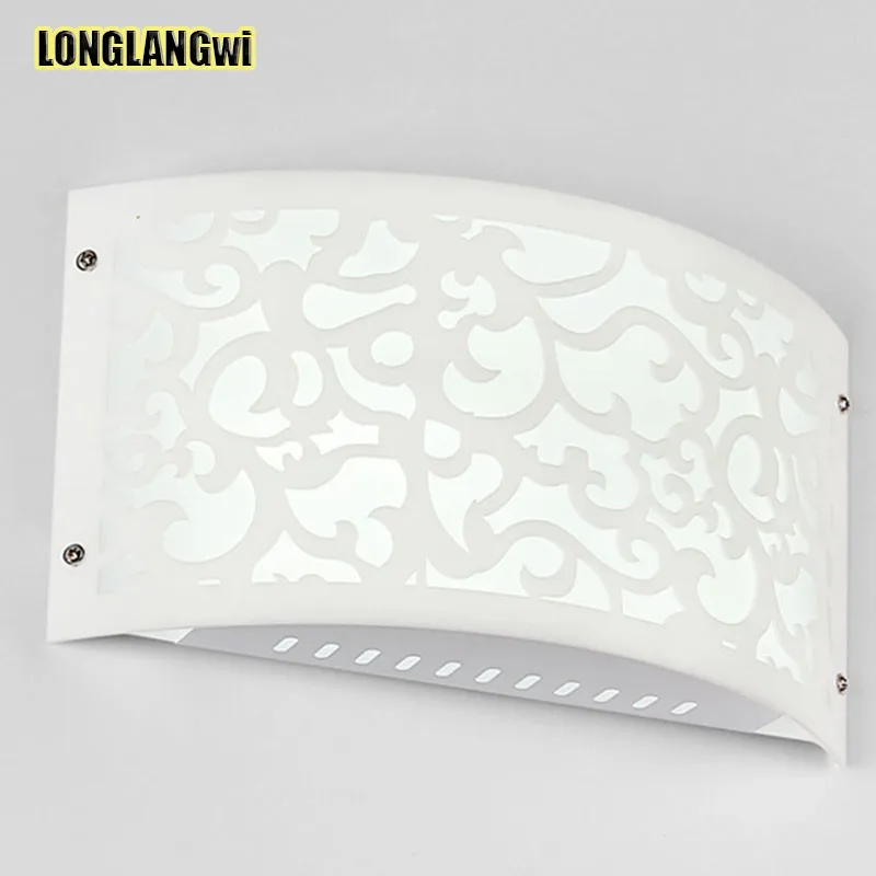 Бесплатная доставка модные лазерные резные светодиодные настенные лампы