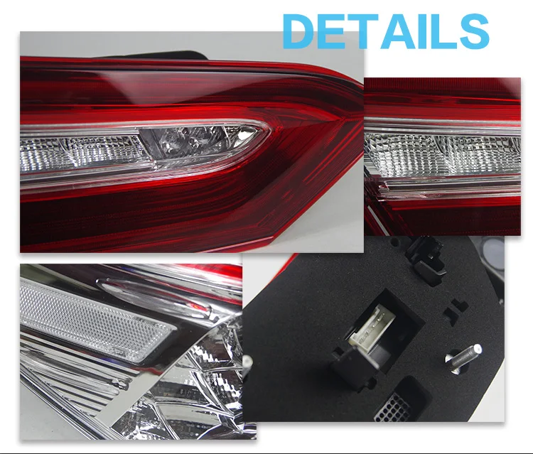Автомобильный Стайлинг задние фонари для Toyota Camry задние фонари светодиодный DRL ходовые огни Противотуманные фары с ангельскими глазками задние габаритные огни