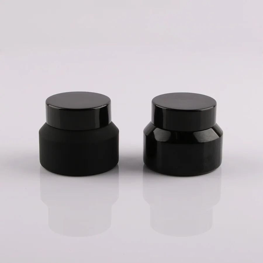 Матовая матовая черная крышка с отверстием для крышки стеклянная банка