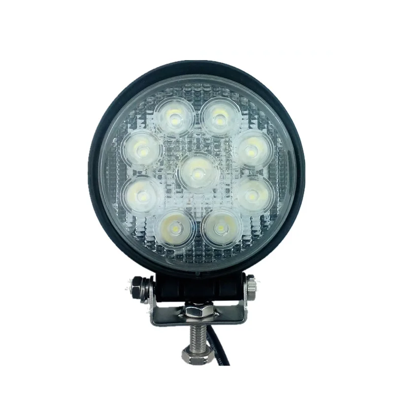 

1 Pair 27W Round LED Driving Work Light Offroad Spotlight for ATV Truck Tractor 4x4 Van 12V 24V