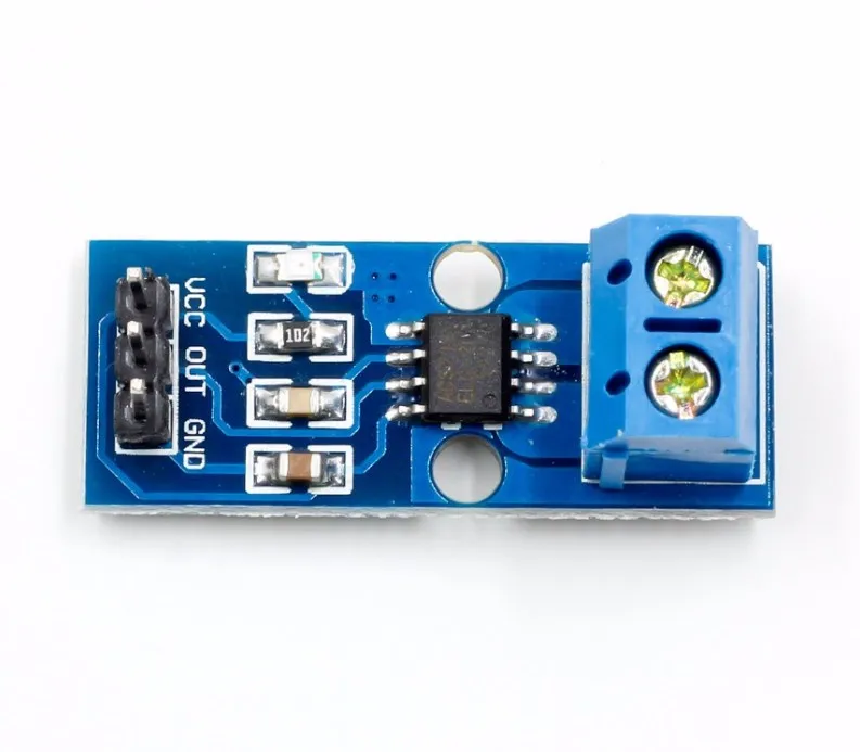 Модуль датчика тока Холла ACS712 модуль для arduino 20A соединитель 1 шт.|Соединители| |
