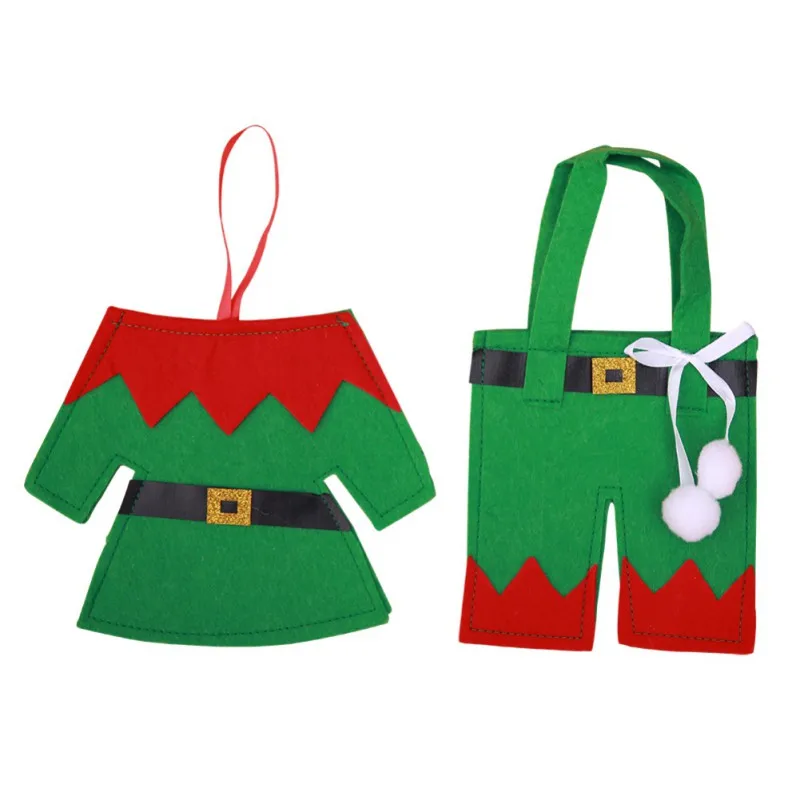 Сделай сам для рождественской вечеринки декоративная столовая посуда стол эльф