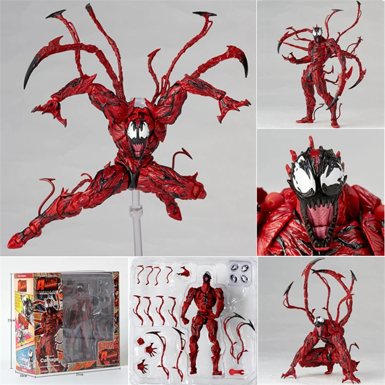 С коробкой Marvel Red Venom Carnage в фильме Удивительный Человек-паук BJD подвижные суставы